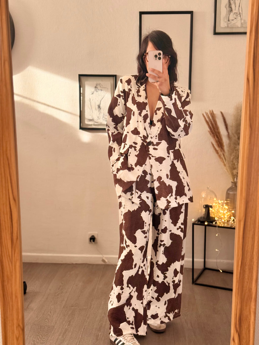 Blazer imprimé animalier