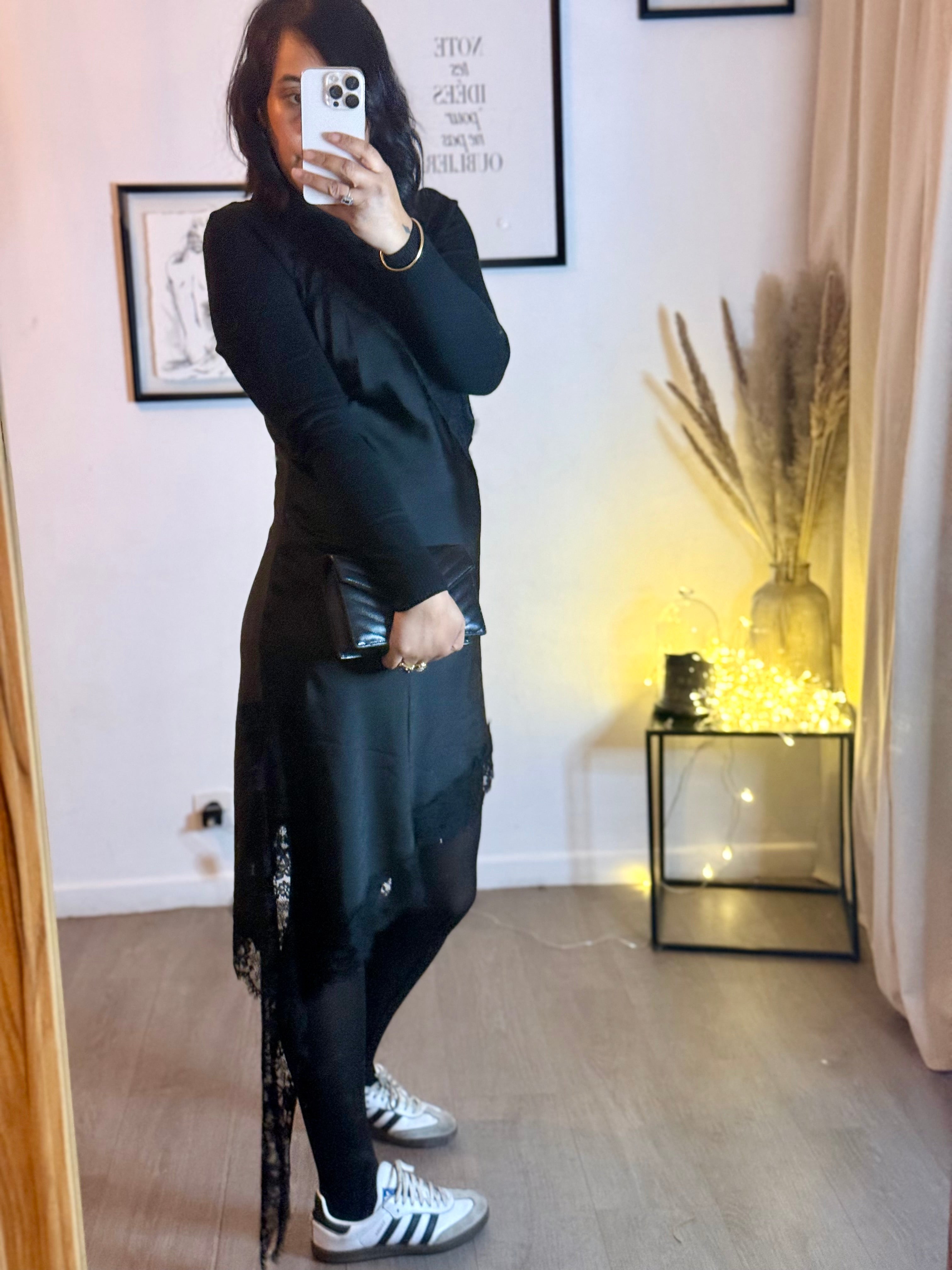 Robe nuisette dentelle