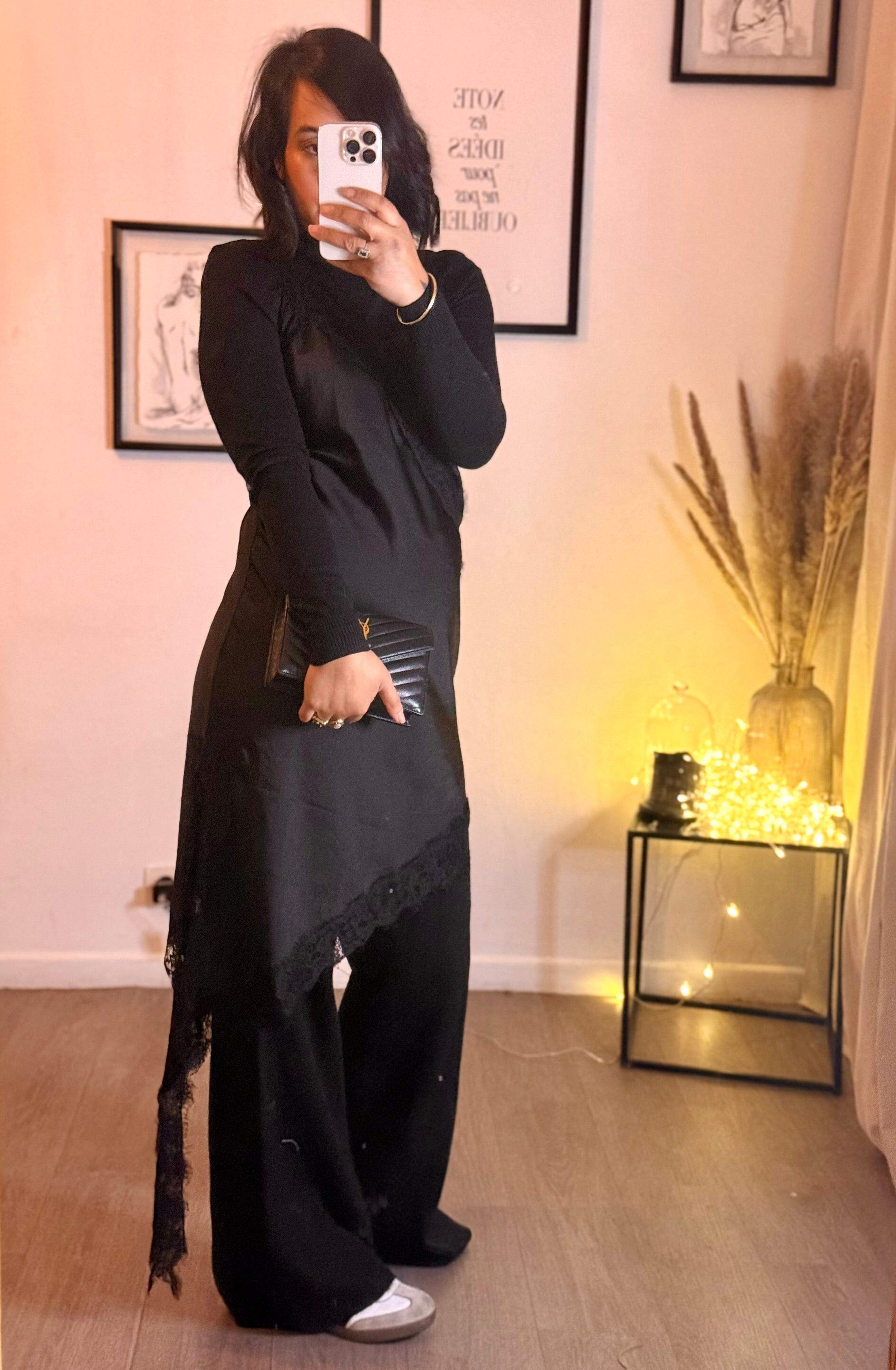 Robe nuisette dentelle