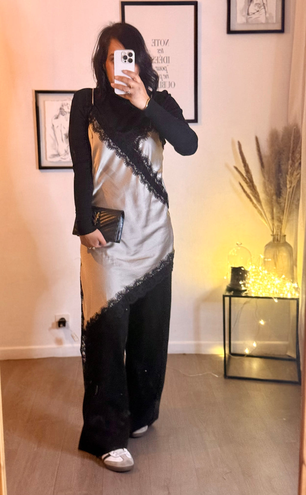 Robe nuisette dentelle