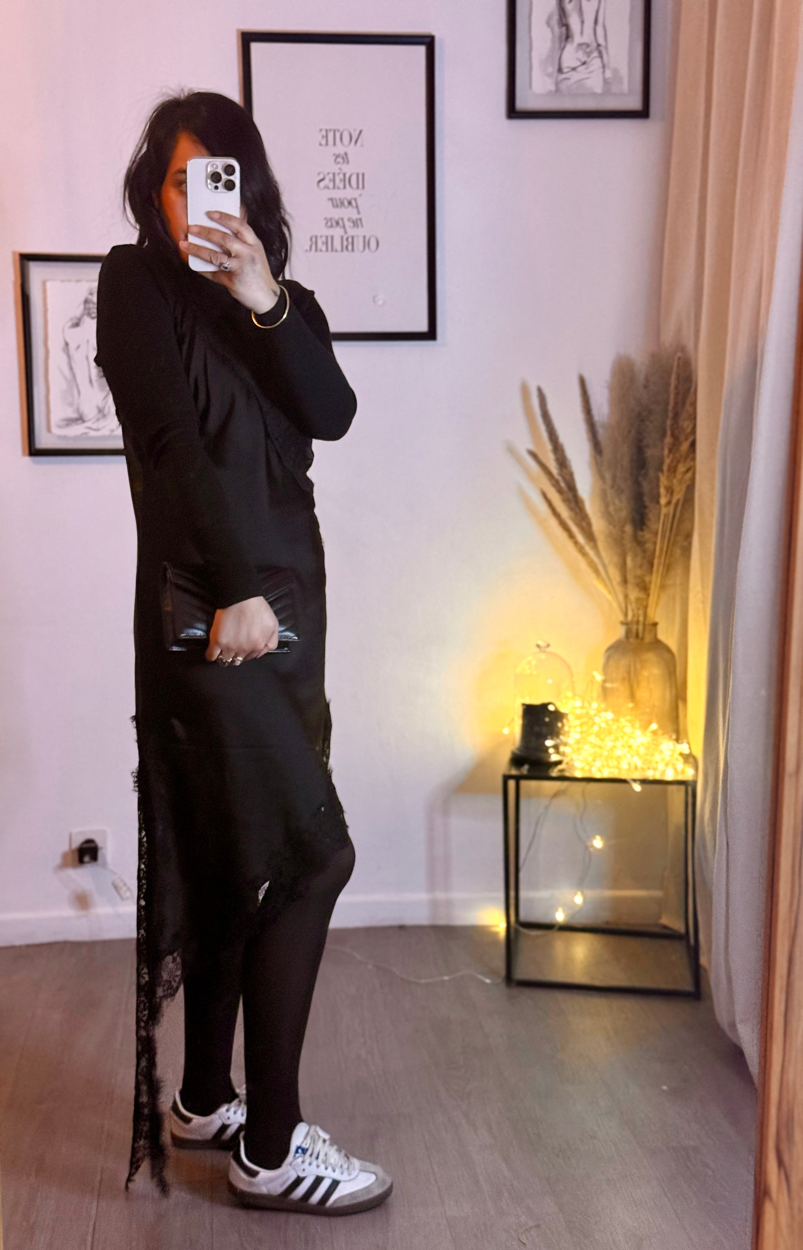 Robe nuisette dentelle