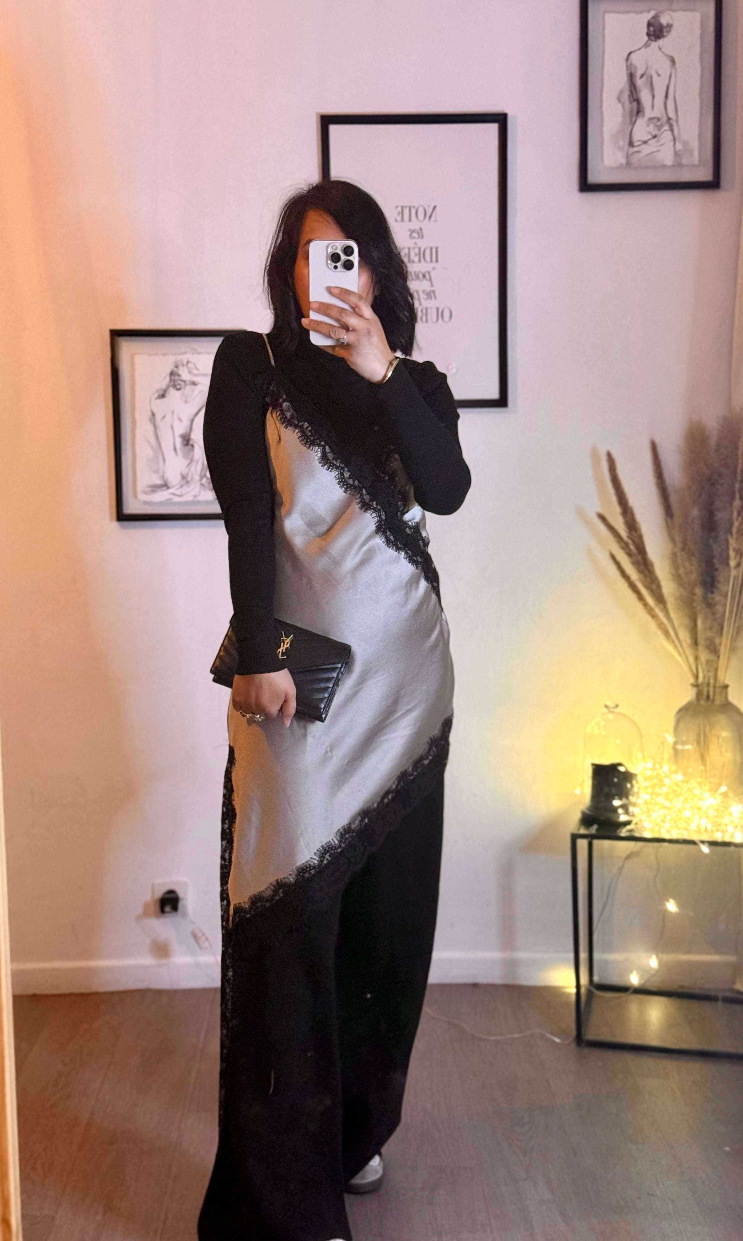 Robe nuisette dentelle