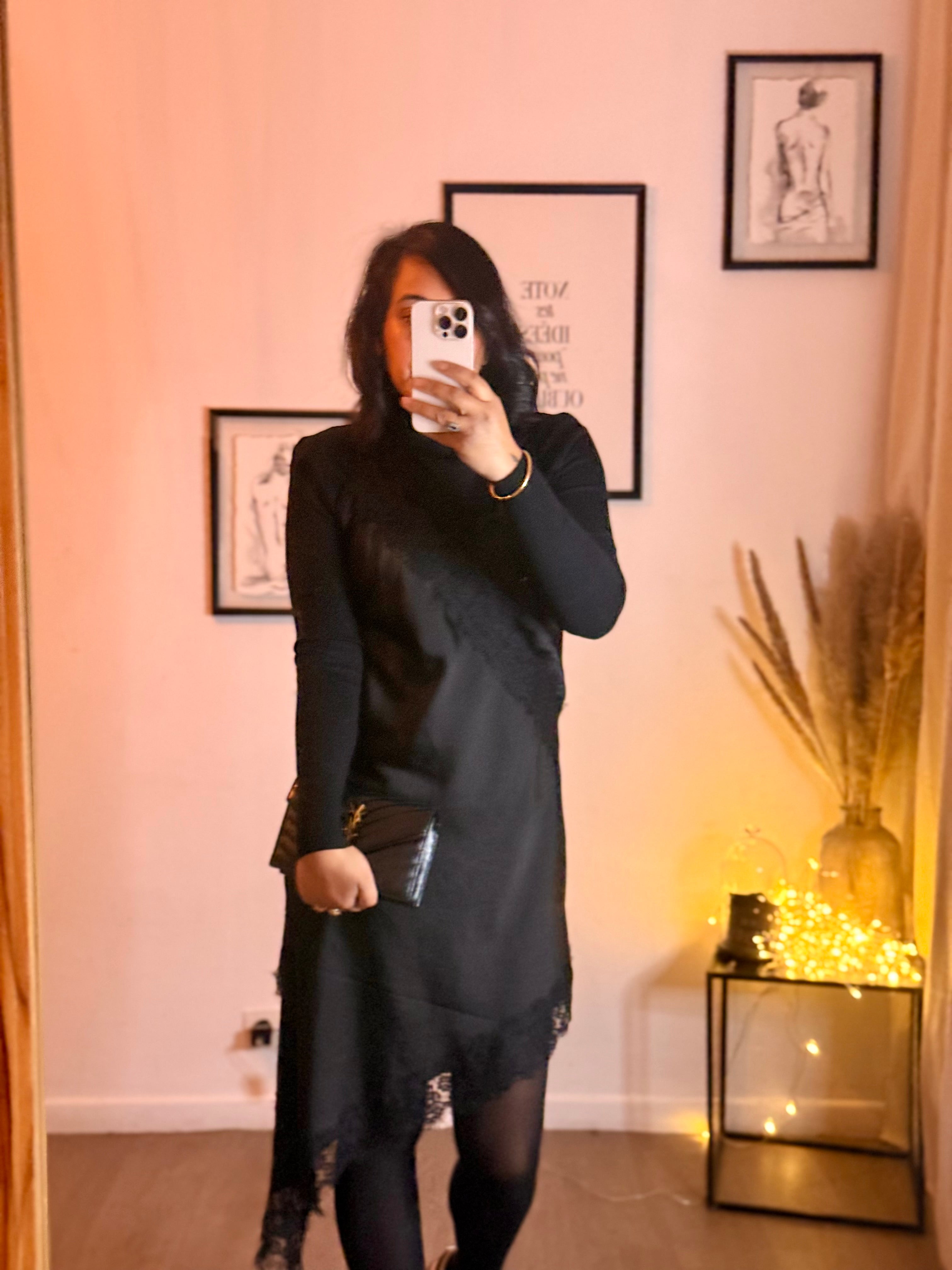 Robe nuisette dentelle